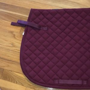 Dover Saddle Pad Burgundy NWOT/never used before